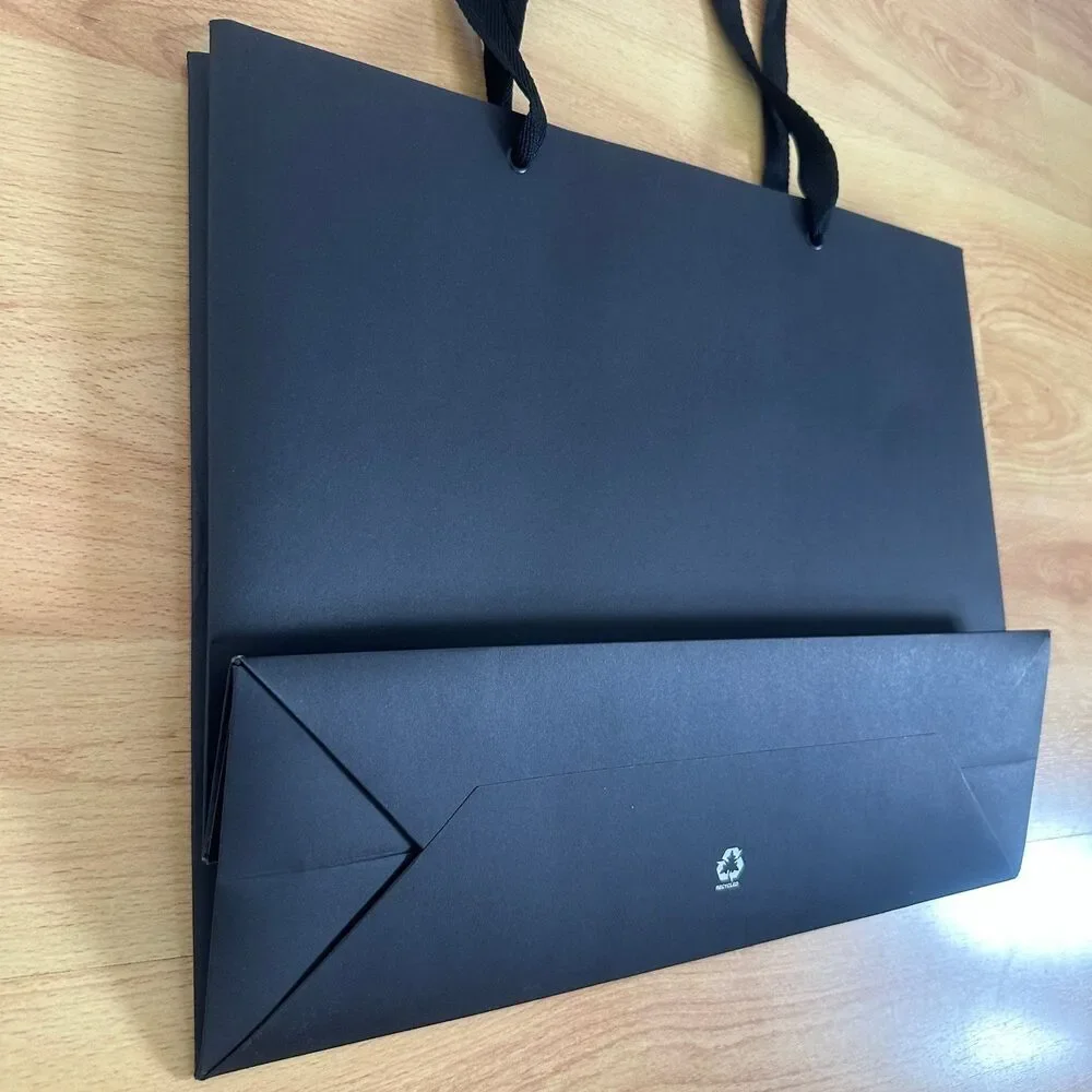 Chrome Hearts Paper Shopping Bag - black large, 16